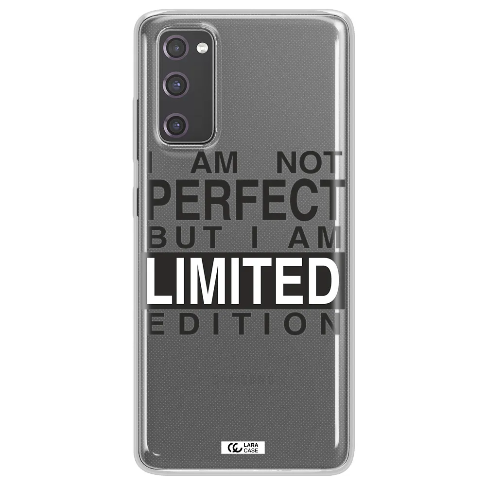 I Am Not Perfect Samsung S20 Fe Clear TPU Case