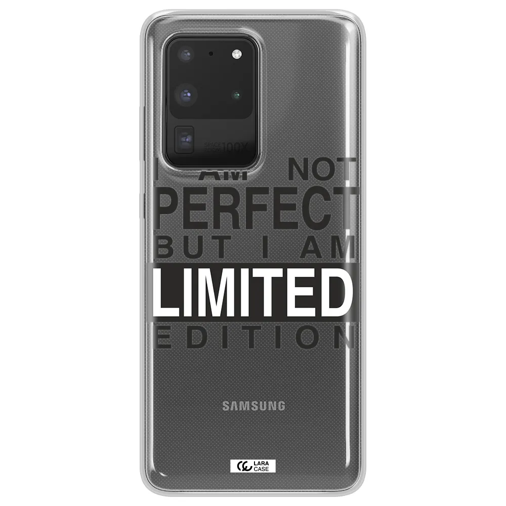 I Am Not Perfect Samsung S20 Ultra Clear TPU Case
