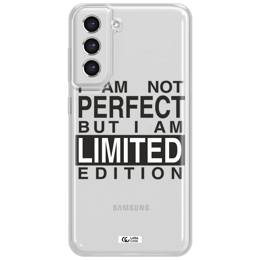 I Am Not Perfect Samsung S21 Fe Clear Tpu Case