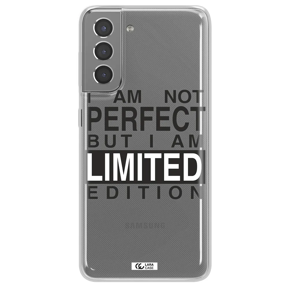 I Am Not Perfect Samsung S21 Plus Clear TPU Case
