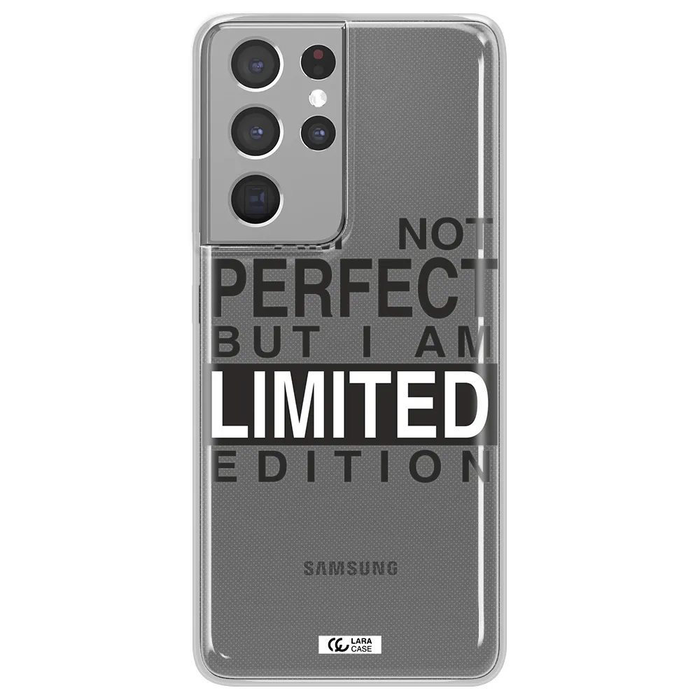 I Am Not Perfect Samsung S21 Ultra Clear TPU Case