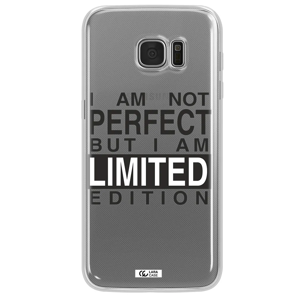 I Am Not Perfect Samsung S7 Edge Clear TPU Case