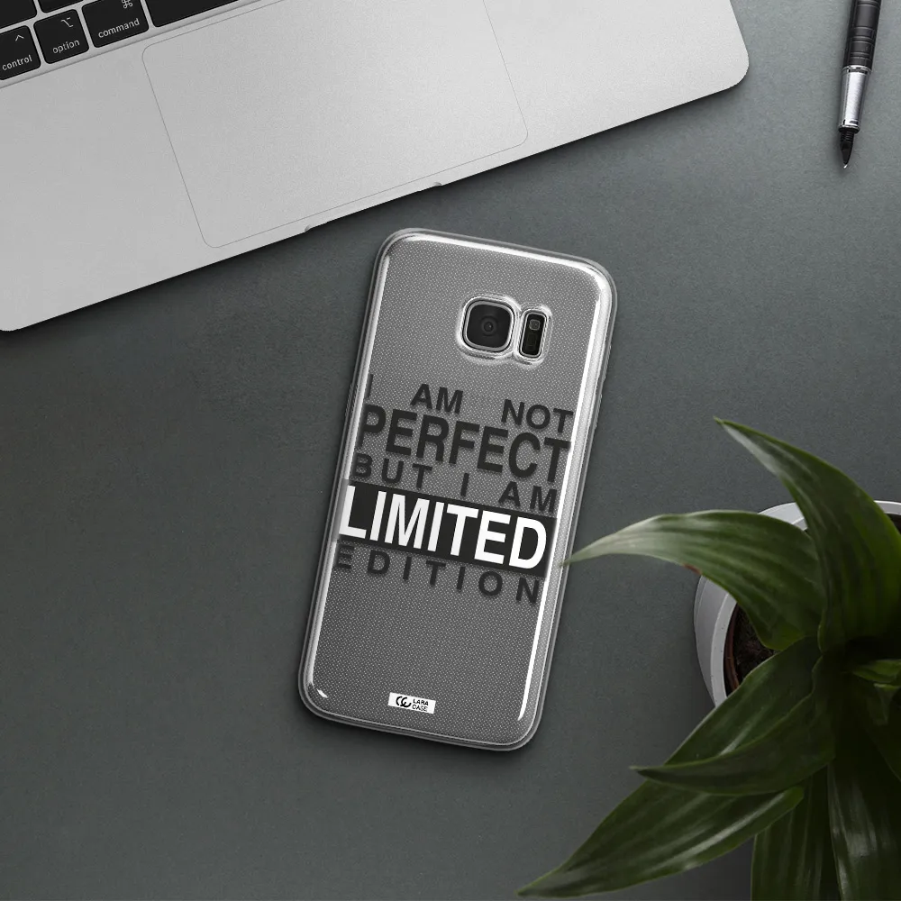 I Am Not Perfect Samsung S7 Edge Clear TPU Case