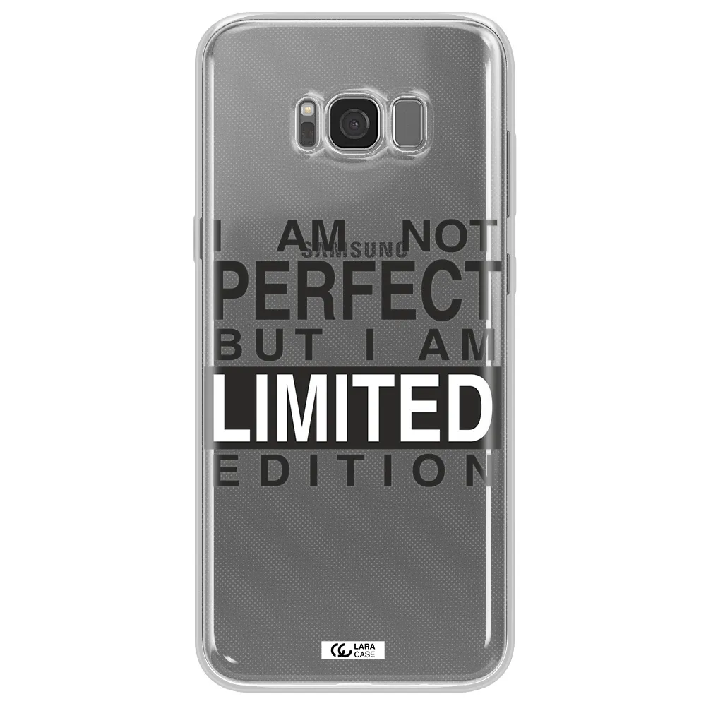 I Am Not Perfect Samsung S8 Clear TPU Case