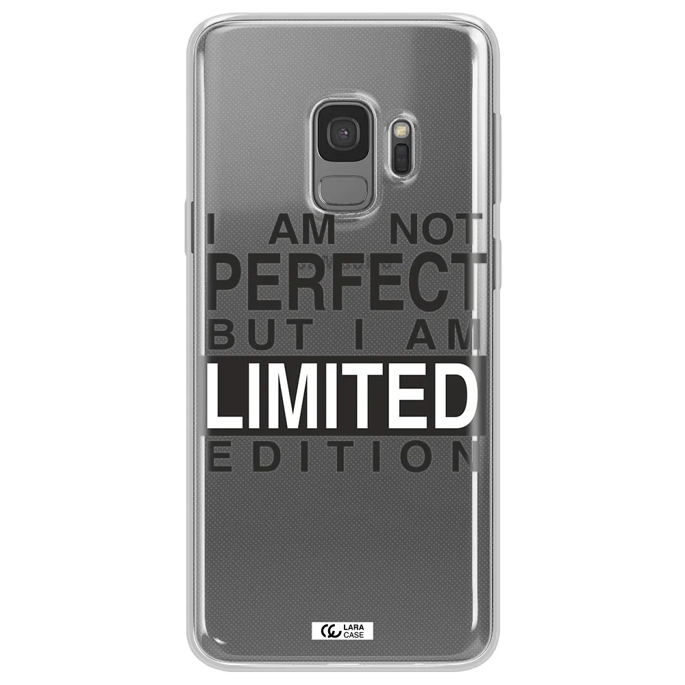 I Am Not Perfect Samsung S9 Clear TPU Case