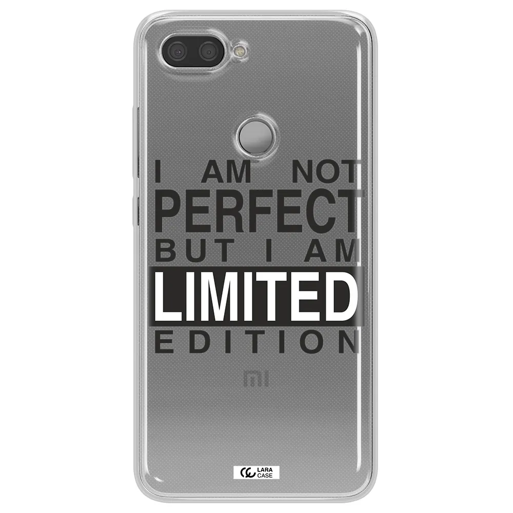 I Am Not Perfect Xiaomi Mi 8 Lite Clear TPU Case