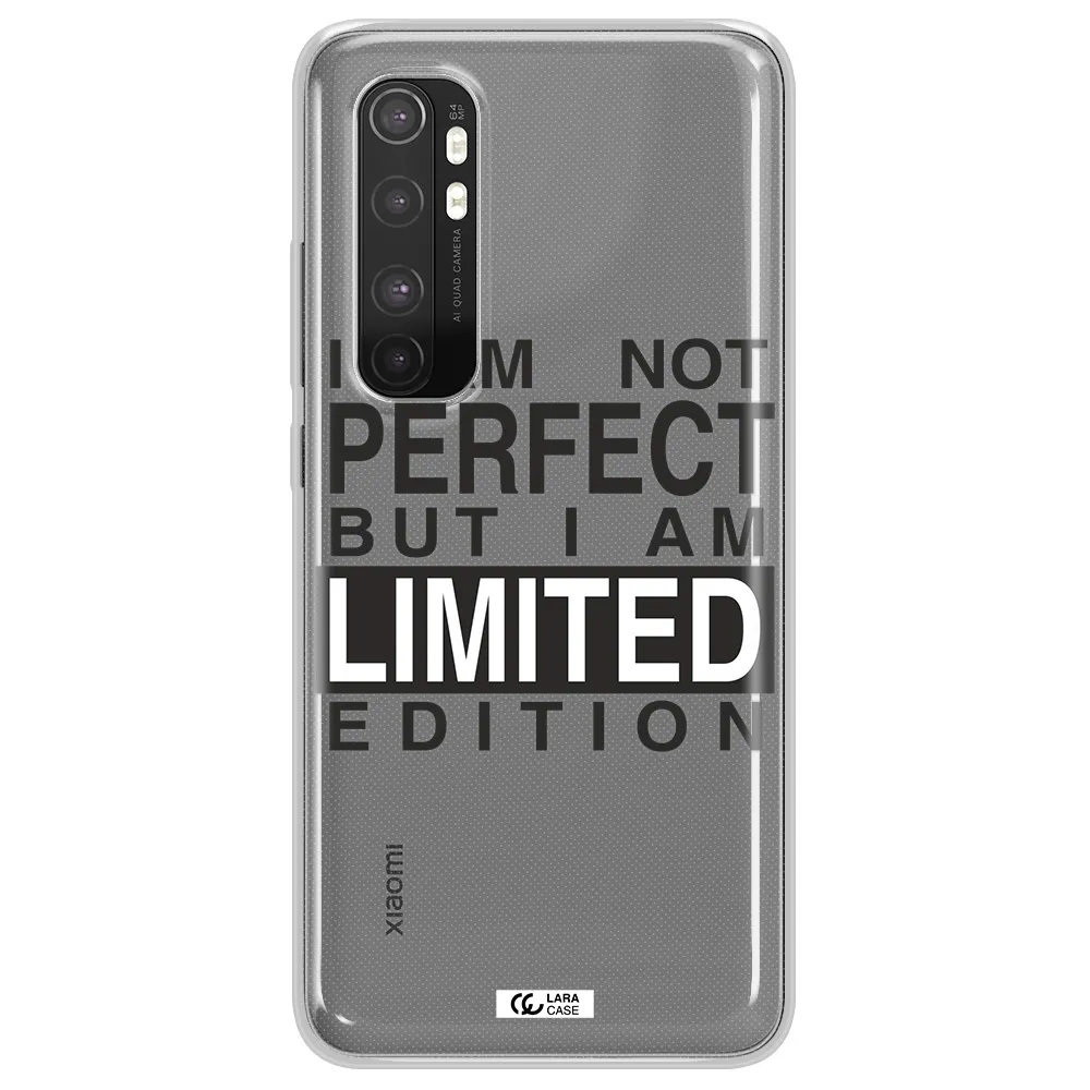 I Am Not Perfect Xiaomi Mi Note 10 Lite Clear TPU Case