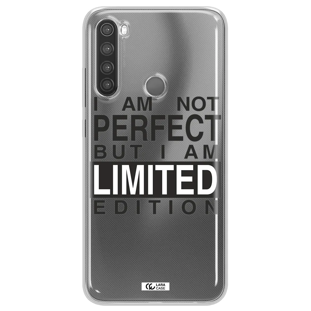 I Am Not Perfect Xiaomi Note 8 Clear TPU Case