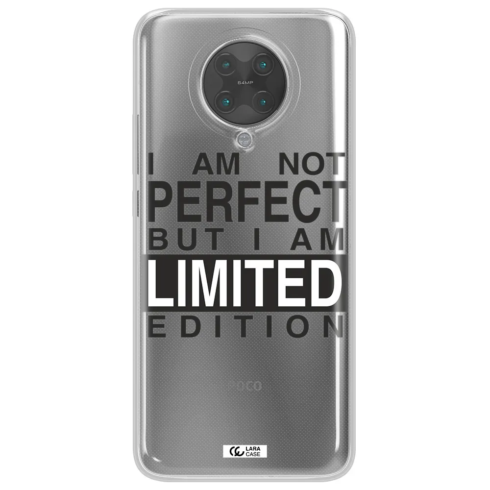 I Am Not Perfect Xiaomi Poco F2 Pro Clear TPU Case