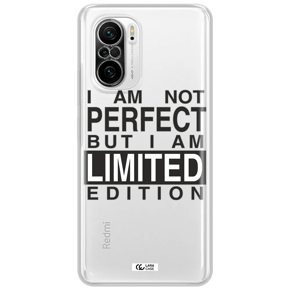 I Am Not Perfect Xiaomi Poco F3 Clear Tpu Case