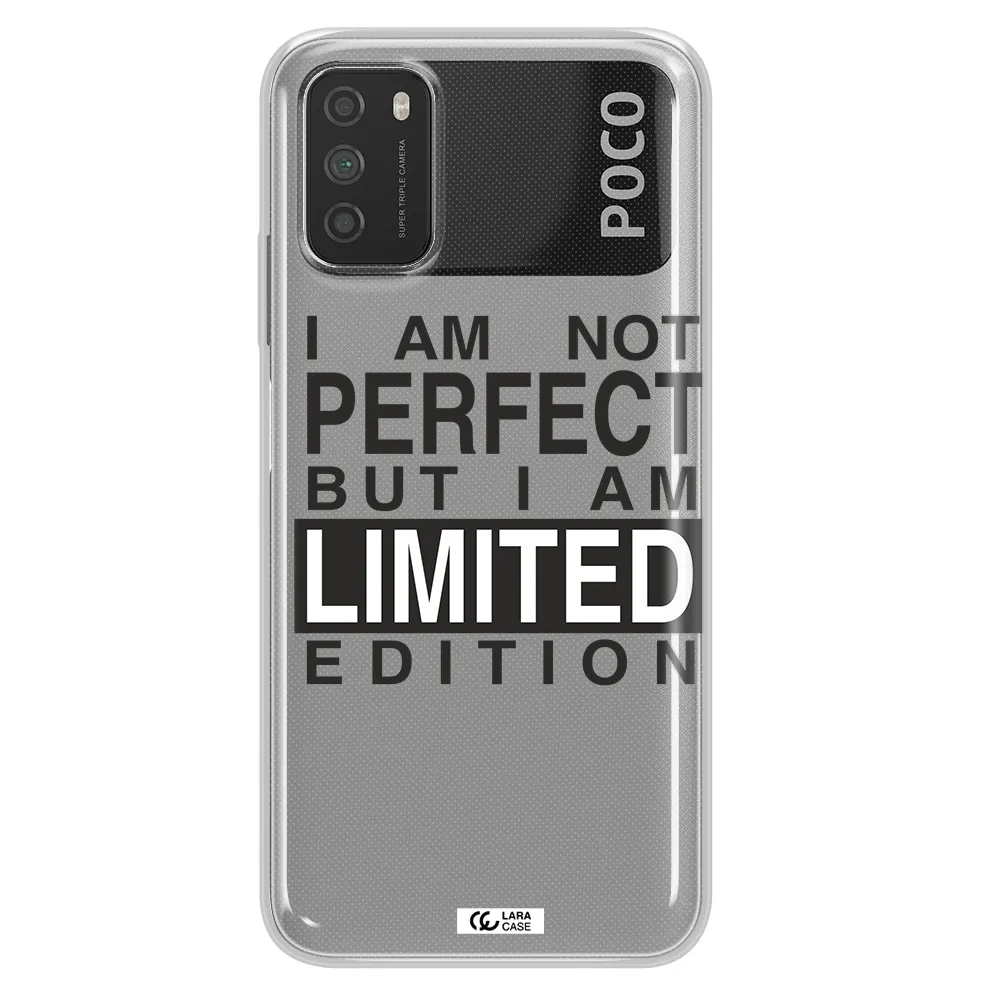 I Am Not Perfect Xiaomi Poco M3 Clear TPU Case