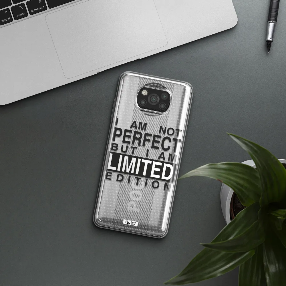 I Am Not Perfect Xiaomi Poco X3 Clear TPU Case