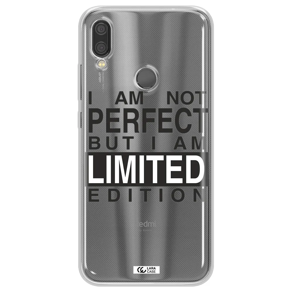 I Am Not Perfect Xiaomi Redmi Note 7 Clear TPU Case
