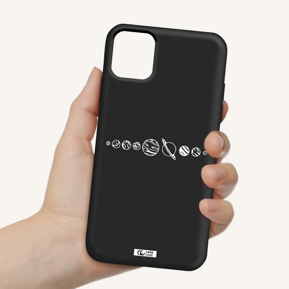 Solar System Apple iPhone 11 Silicone black Case