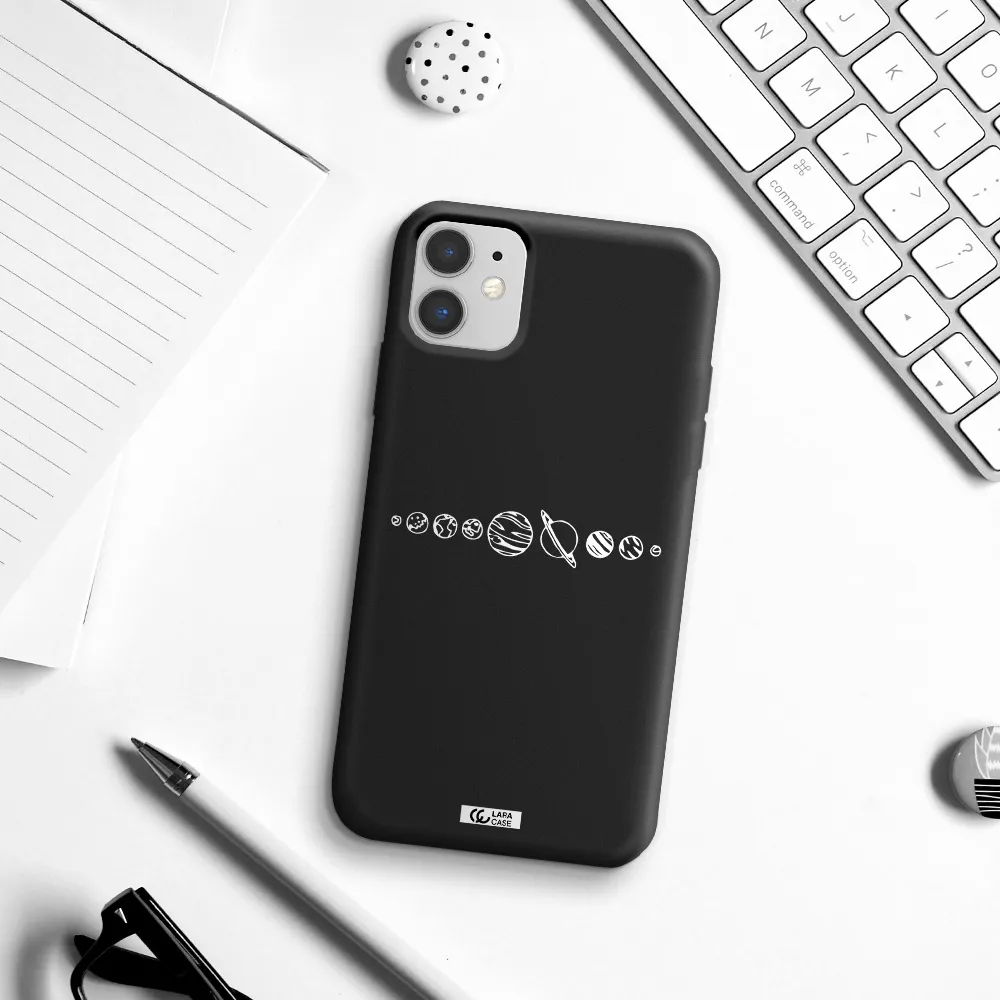 Solar System Apple iPhone 11 Silicone black Case