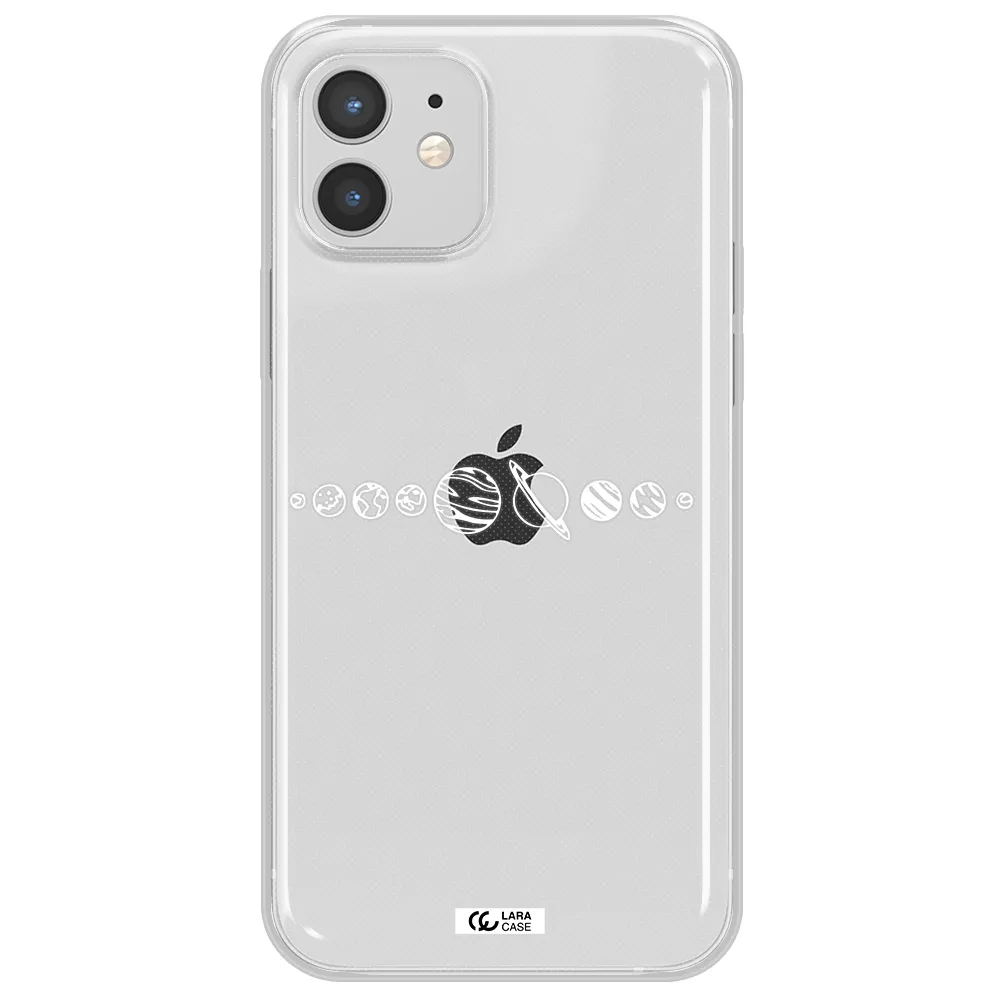 Solar System Apple iPhone 12 Clear TPU Case