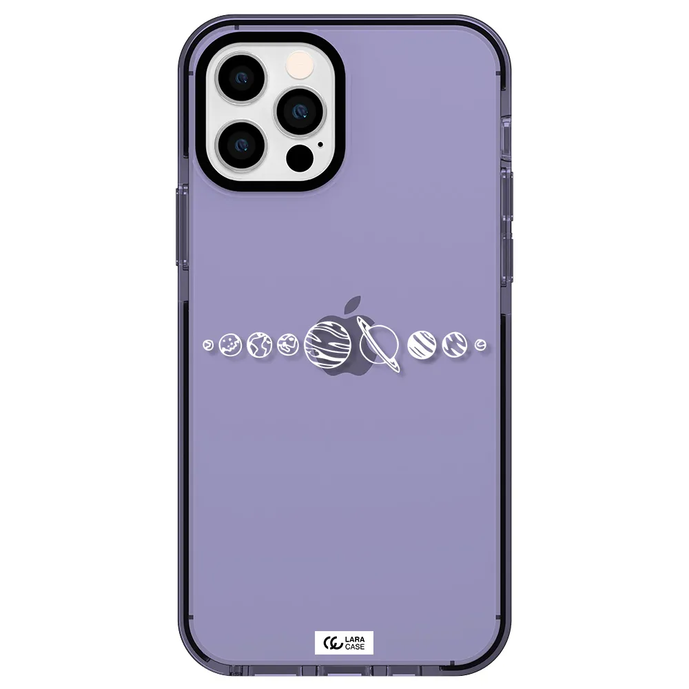 Solar System Apple iPhone 12 pro impact Lilac Case