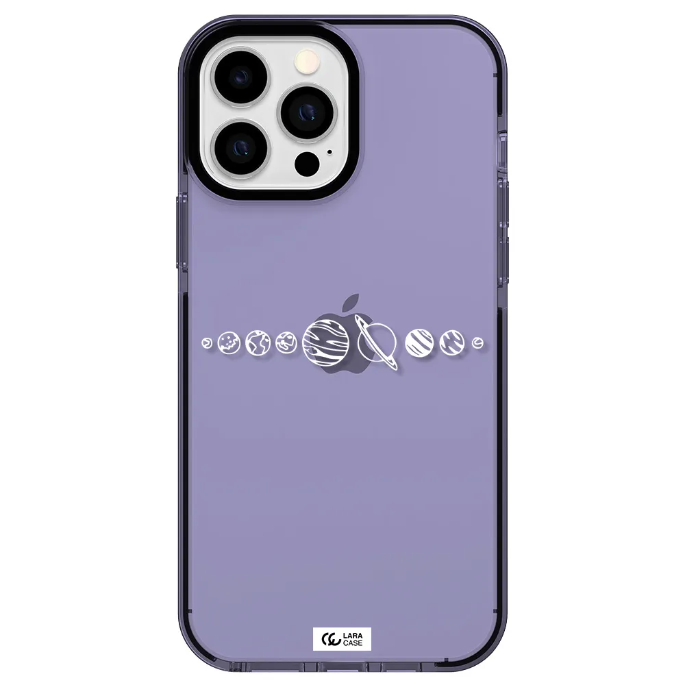 Solar System Apple iPhone 13 Pro Max impact Lilac Case