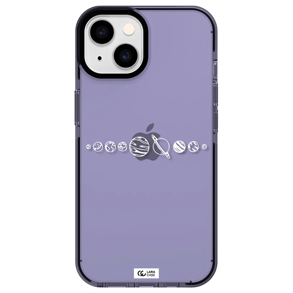 Solar System Apple iPhone 14 impact Lilac Case