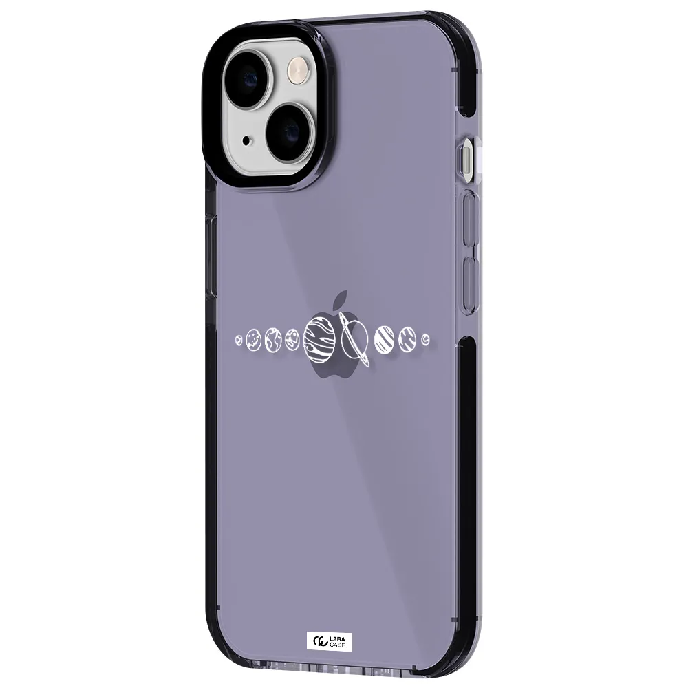 Solar System Apple iPhone 14 impact Lilac Case