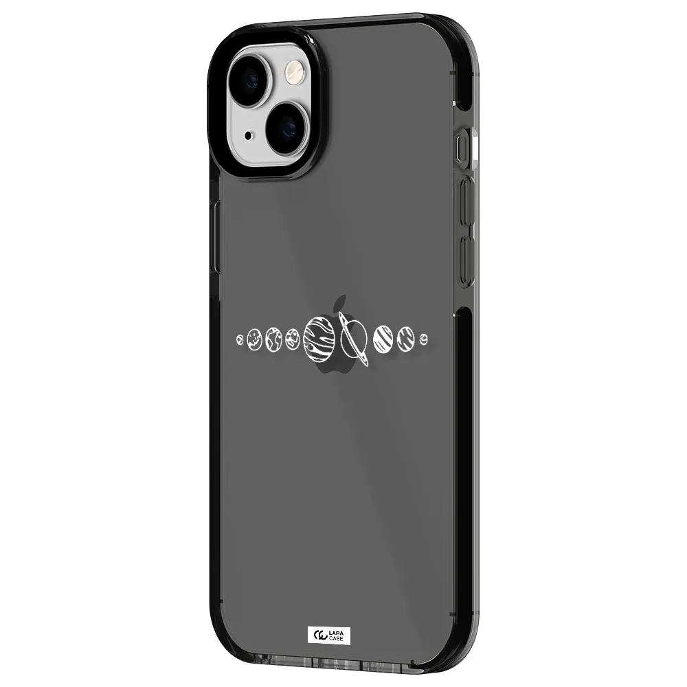Solar System Apple iPhone 14 plus impact Smoke Black Case