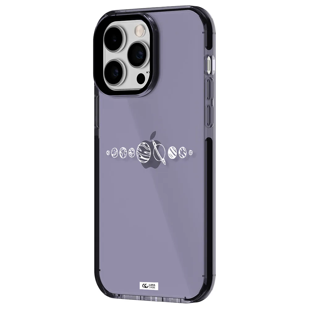 Solar System Apple iPhone 14 pro max impact Lilac Case