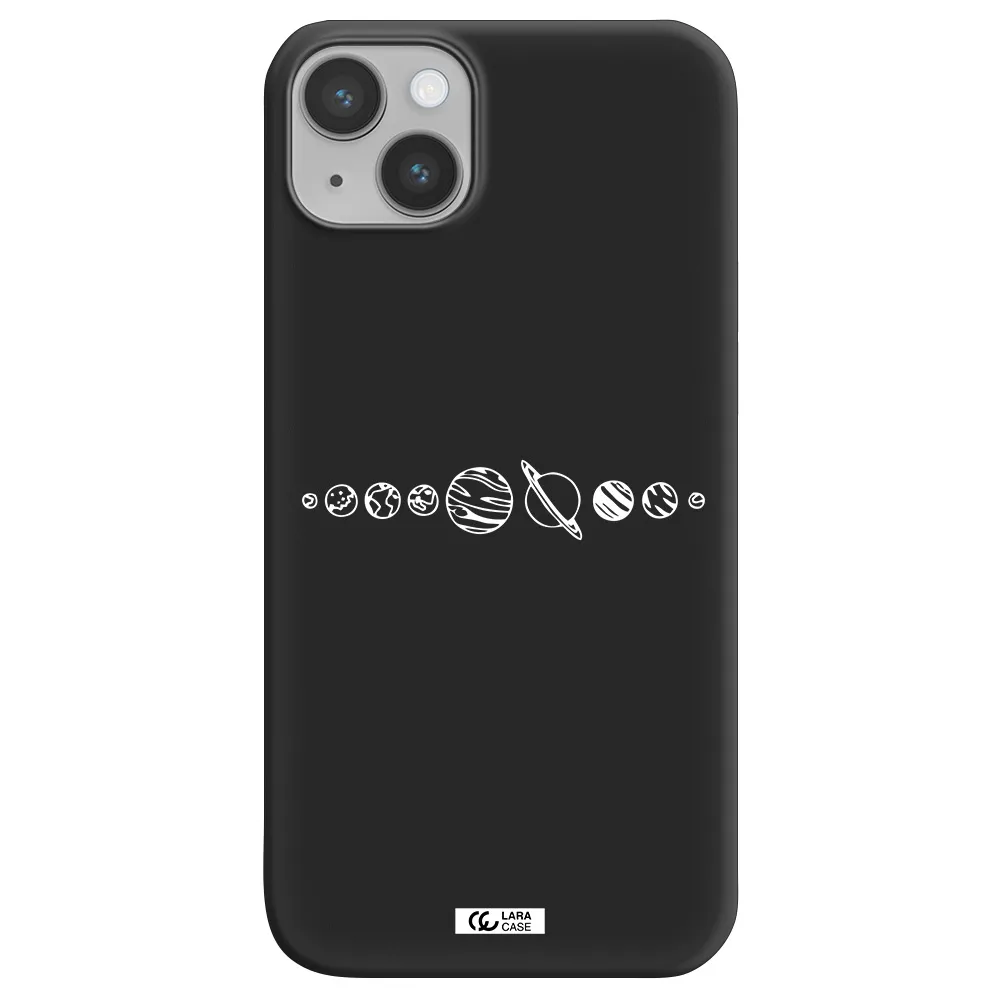 Solar System Apple iPhone 14 Silicone black Case