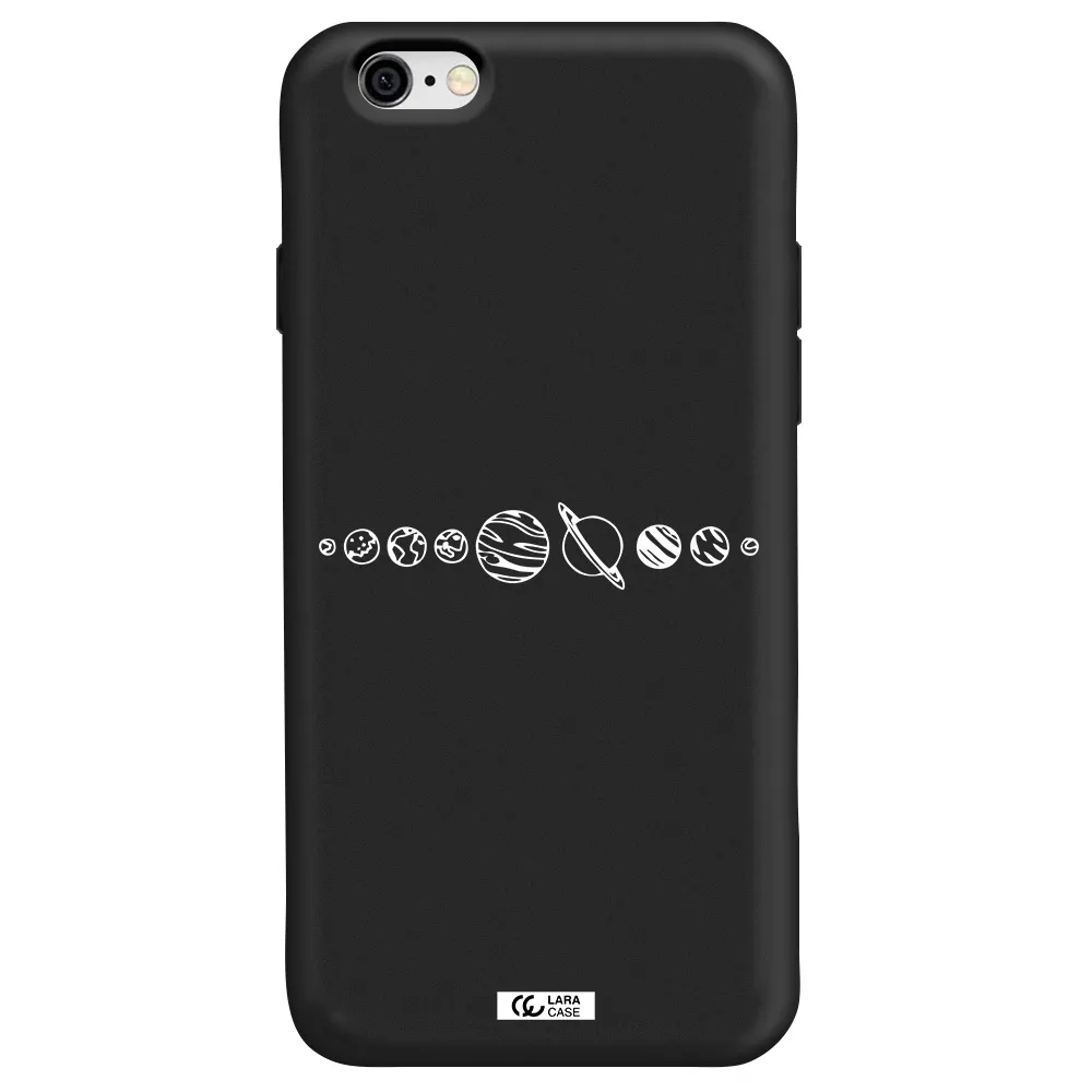 Solar System Apple iPhone 6 Silicone black Case