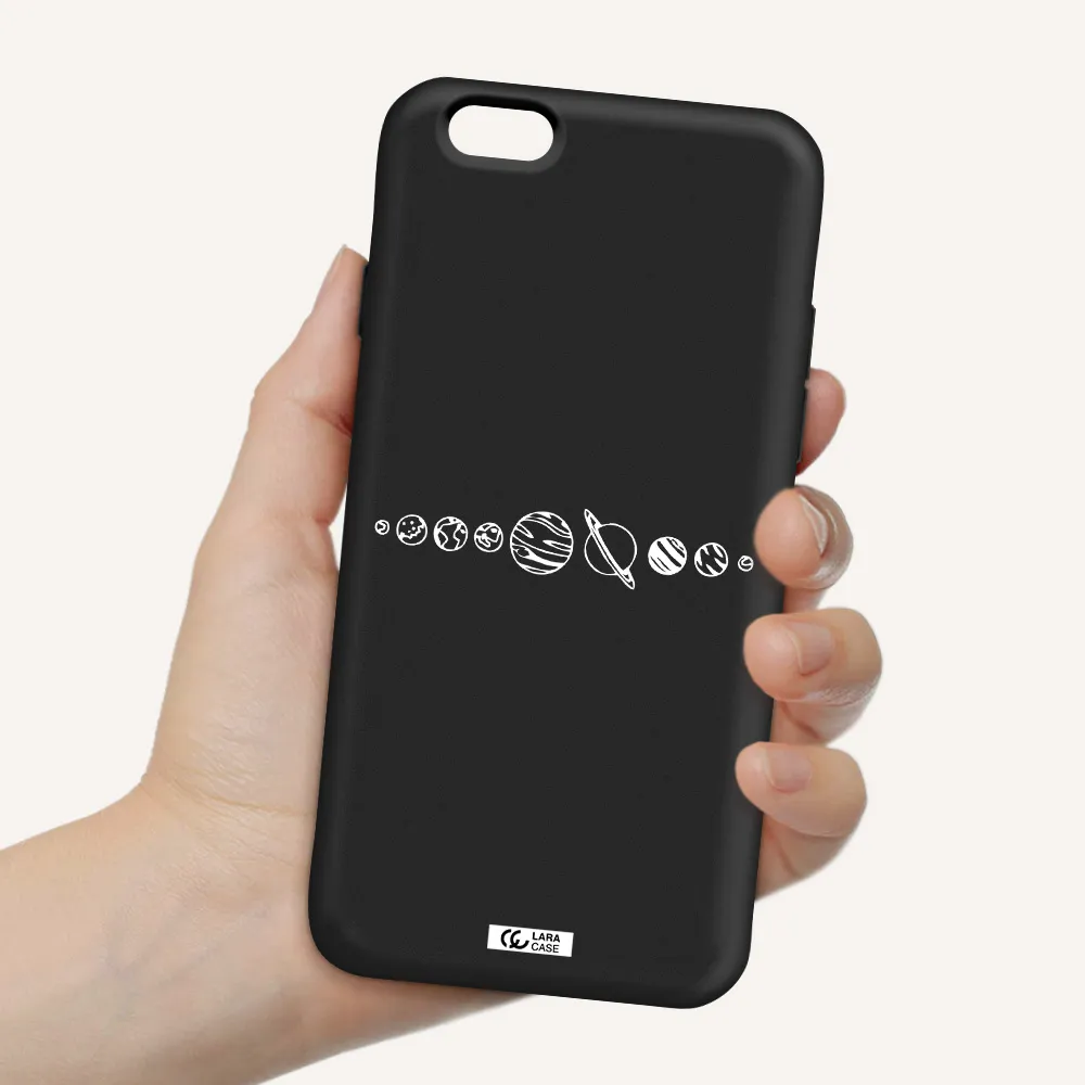Solar System Apple iPhone 6 Silicone black Case