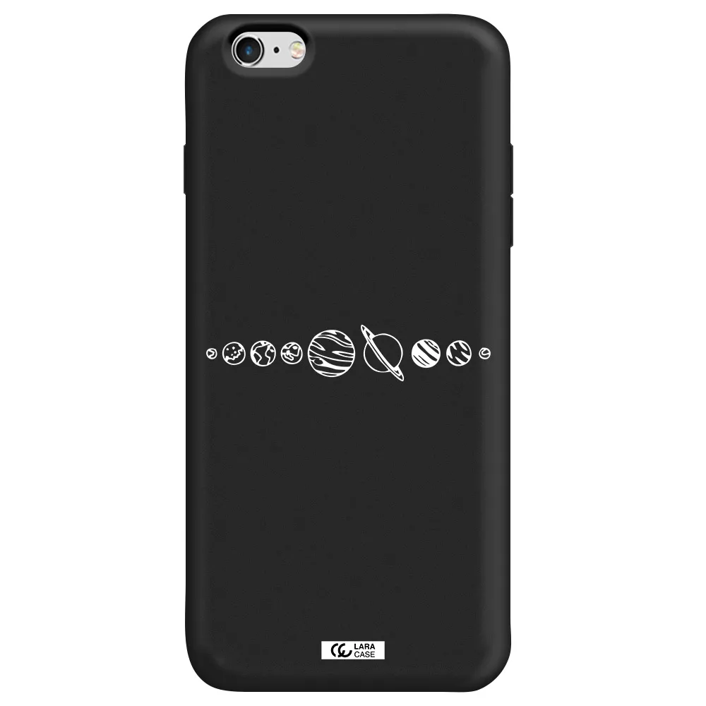 Solar System Apple iPhone 6S Silicone black Case