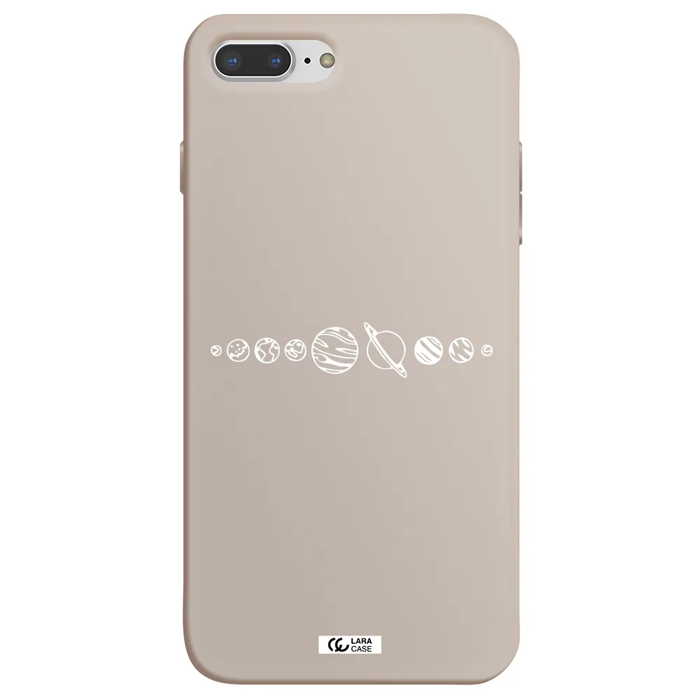 Solar System Apple iPhone 8 plus Silicone Stone Case