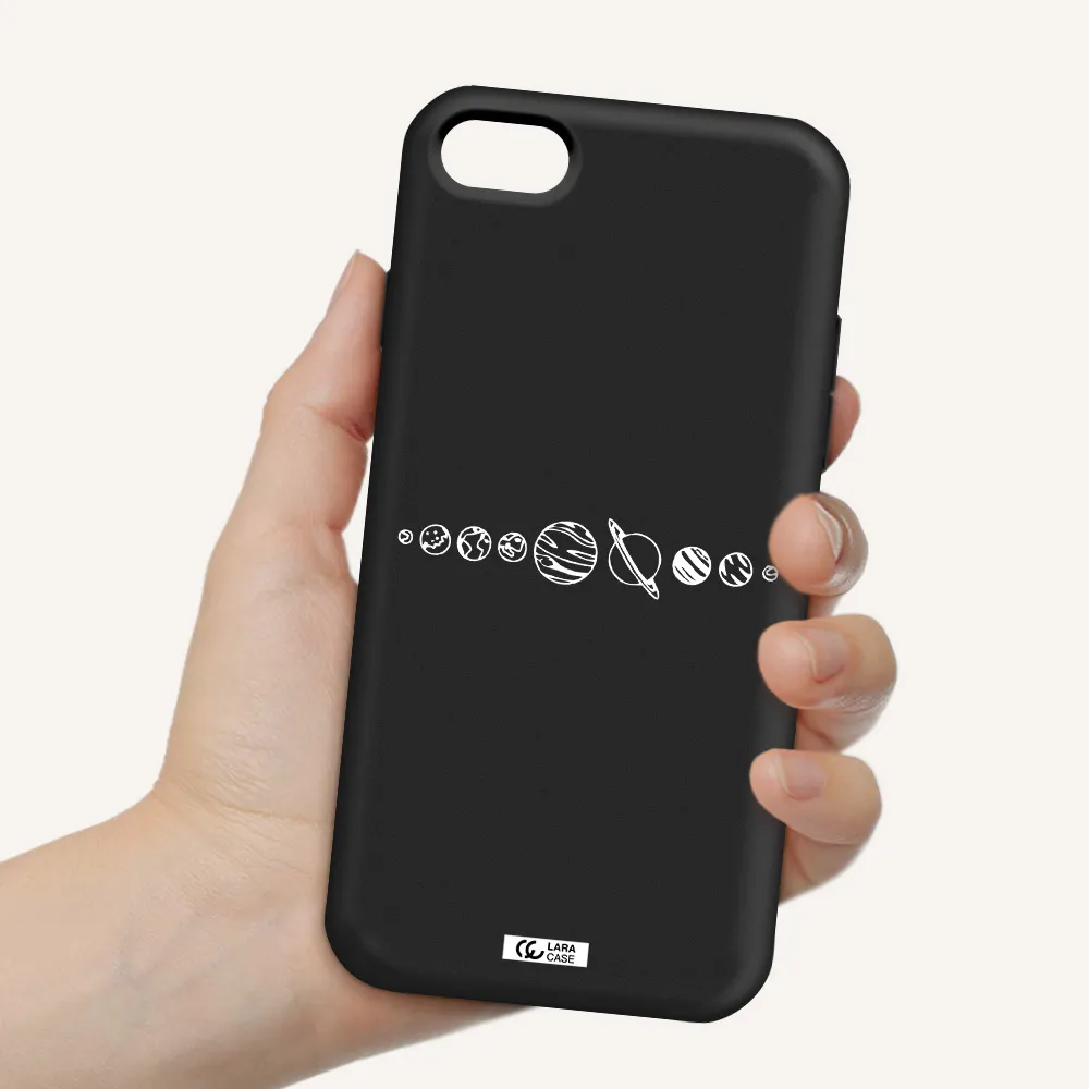 Solar System Apple iPhone 8 Silicone black Case