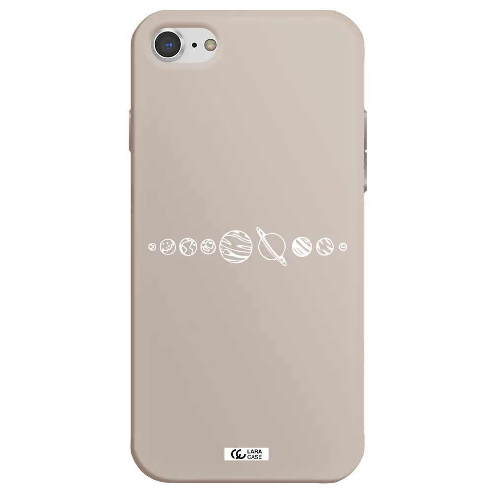 Solar System Apple iPhone 8 Silicone Stone Case