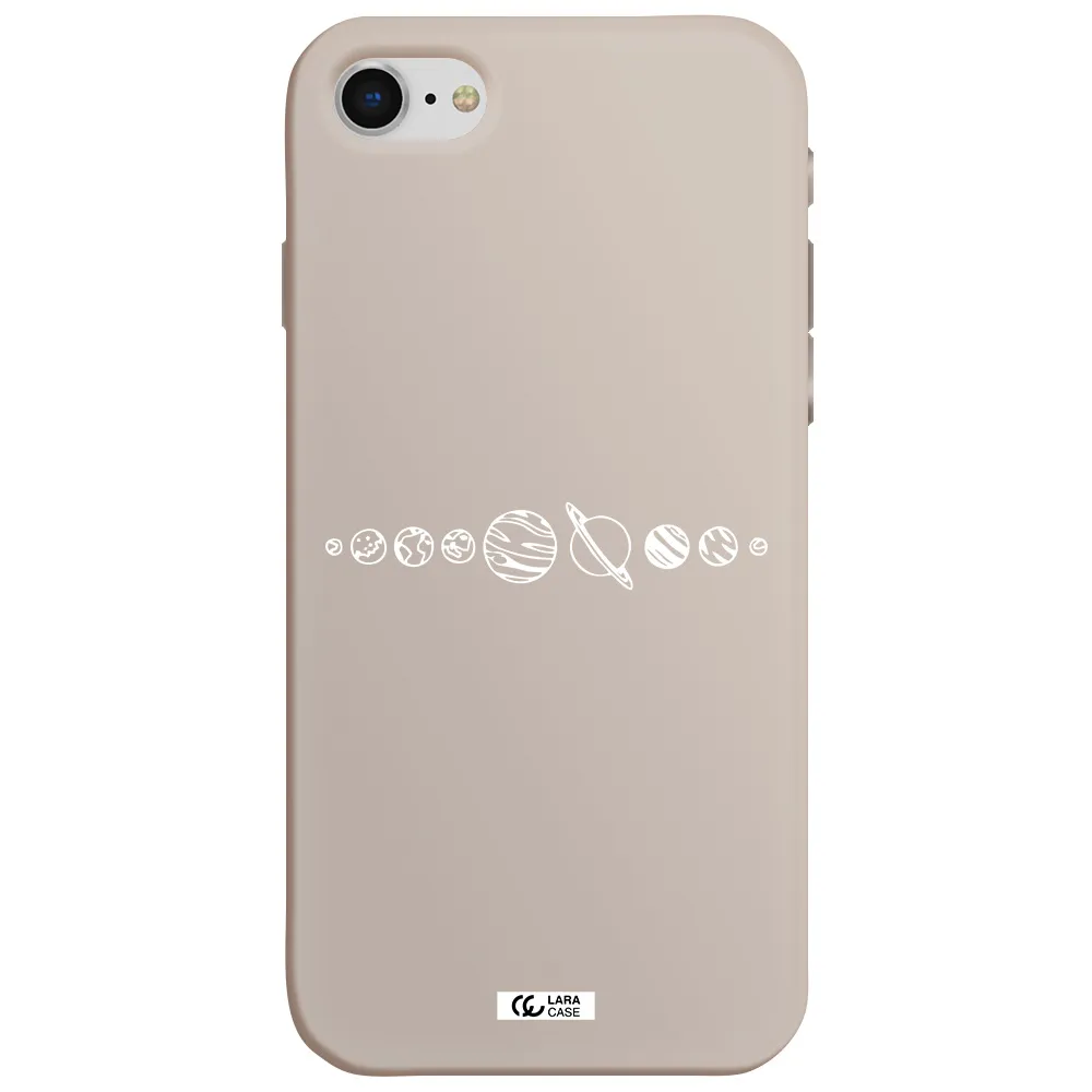 Solar System Apple iPhone se 2020 Silicone Stone Case