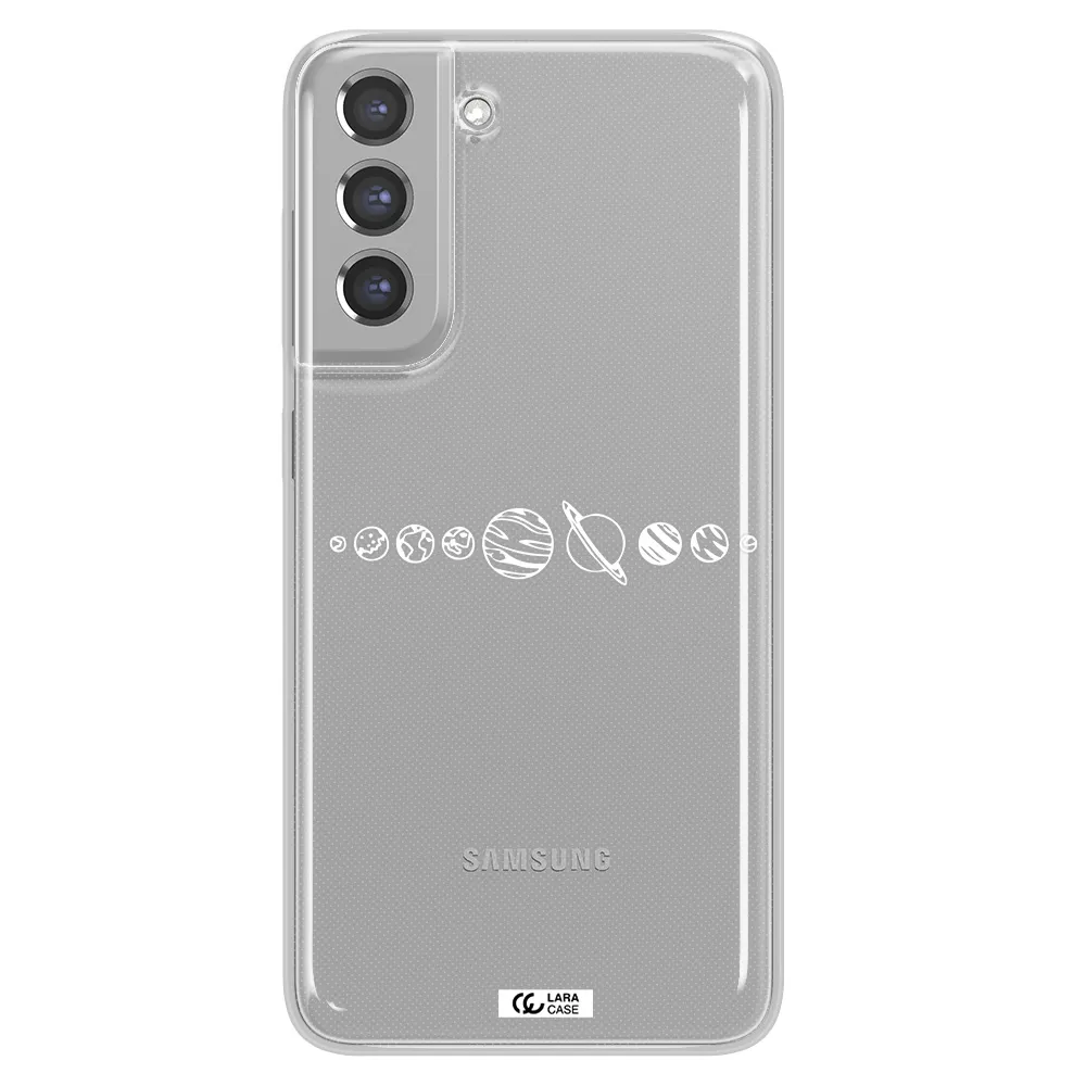 Solar System Samsung A21 Fe Clear TPU Case