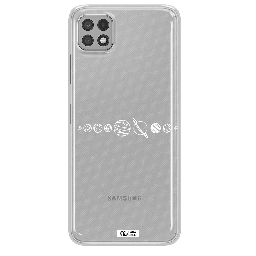 Solar System Samsung A22 5g Clear TPU Case