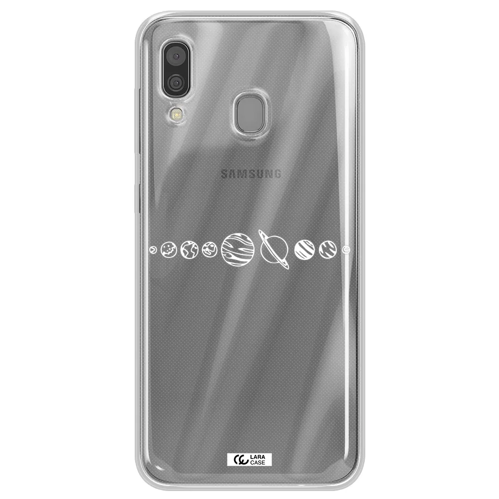 Solar System Samsung A30 Clear TPU Case