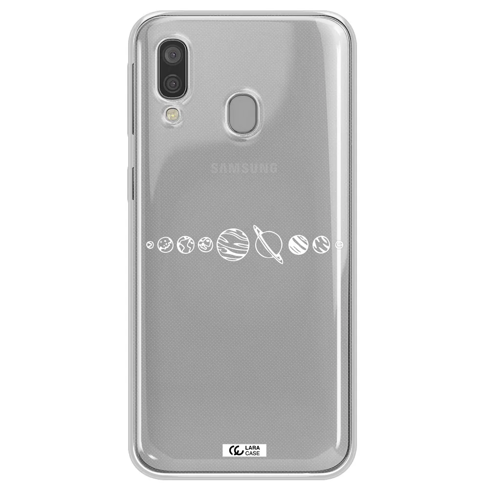 Solar System Samsung A40 Clear TPU Case