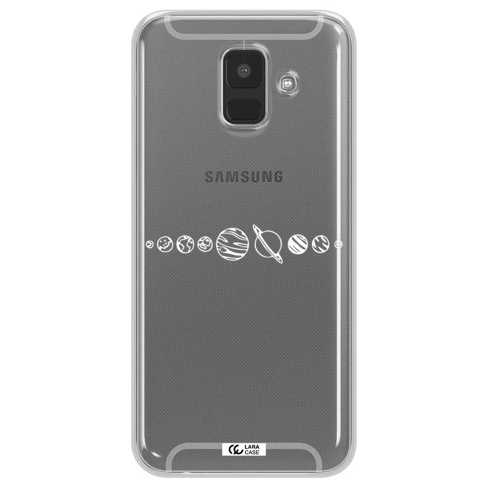 Solar System Samsung A6 Clear TPU Case