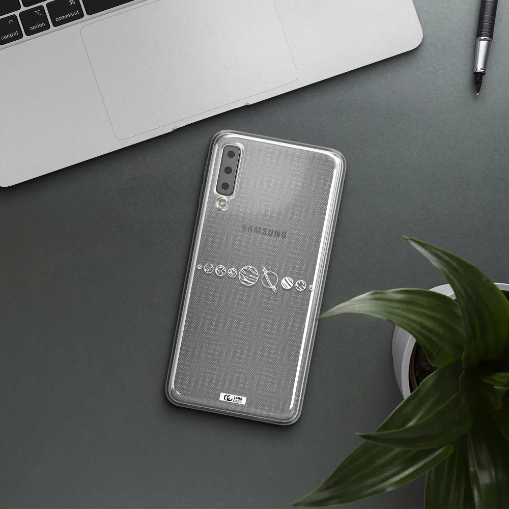 Solar System Samsung A7 2018 Clear TPU Case