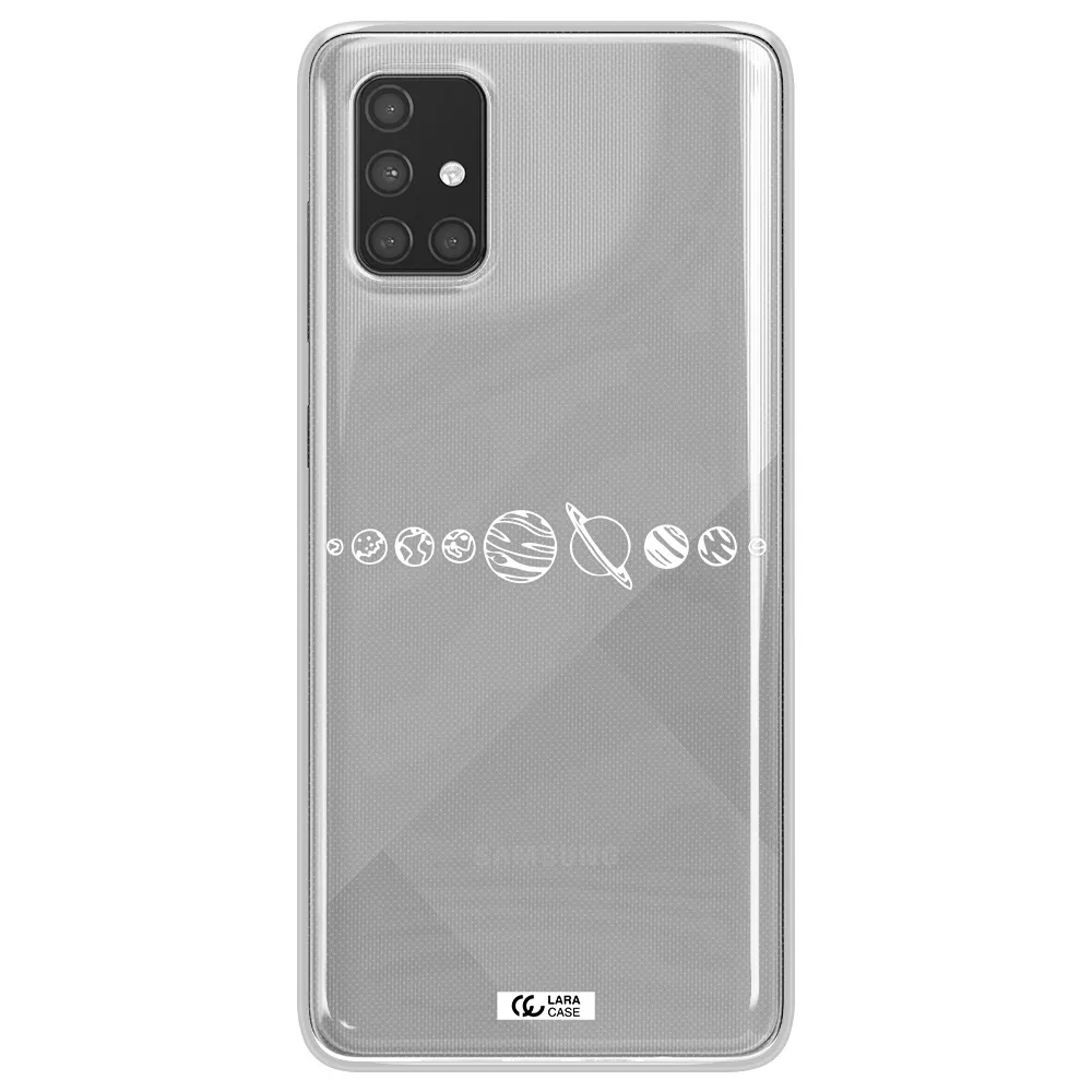 Solar System Samsung A71 Clear TPU Case