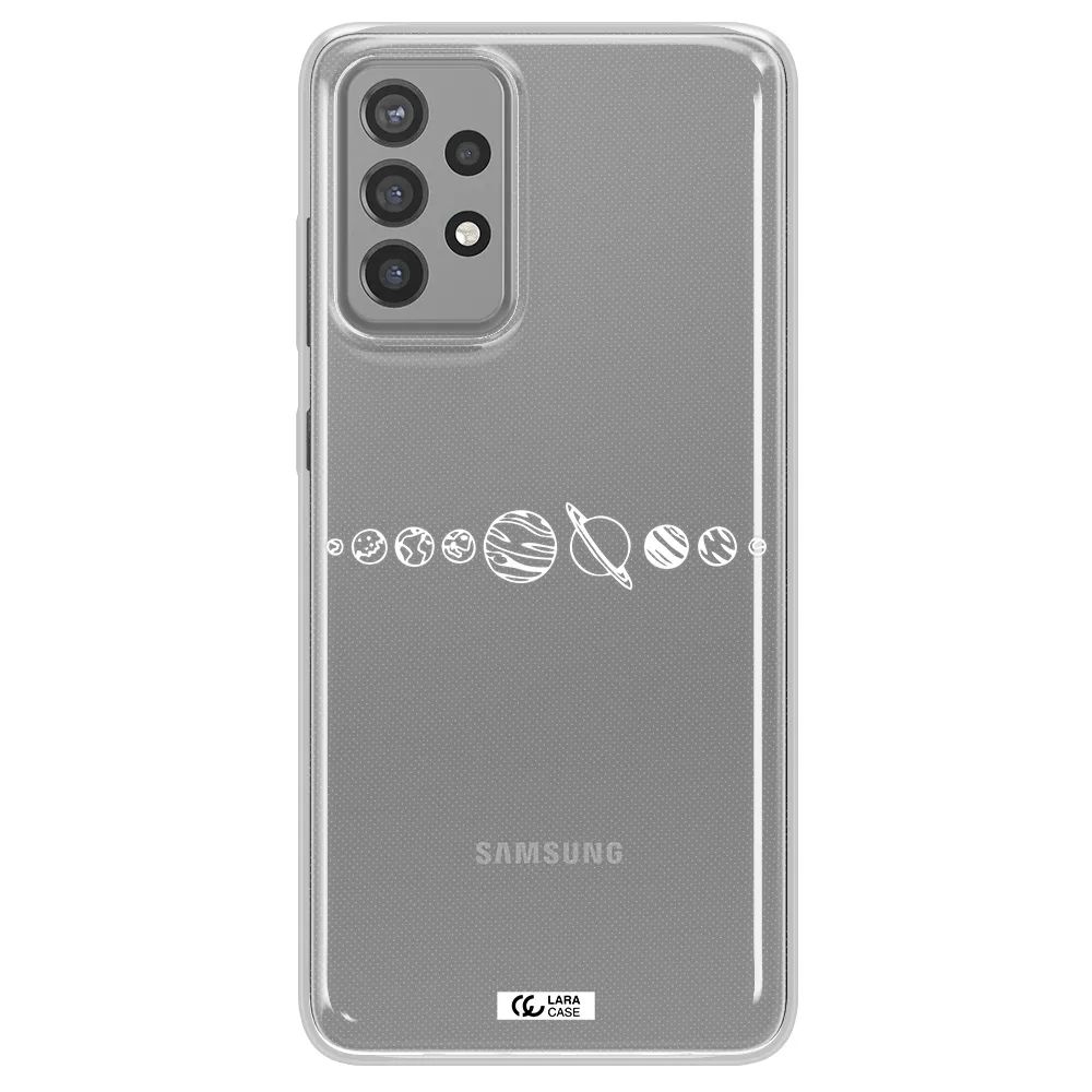 Solar System Samsung A72 Clear TPU Case