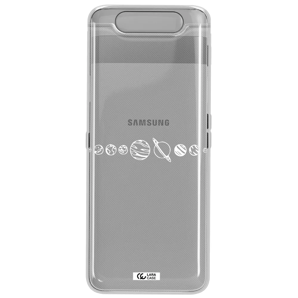 Solar System Samsung A80 Clear TPU Case