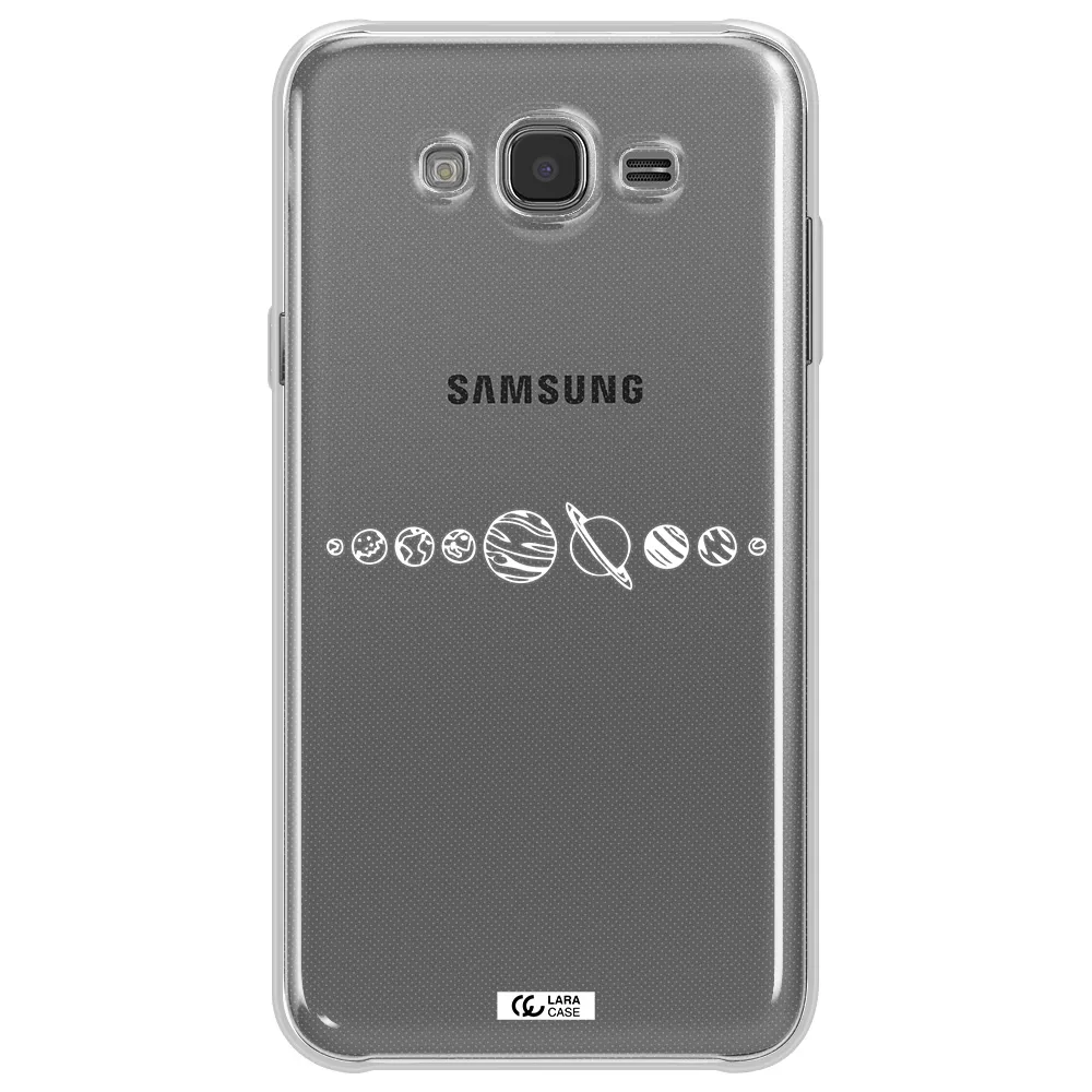 Solar System Samsung J7 Clear TPU Case
