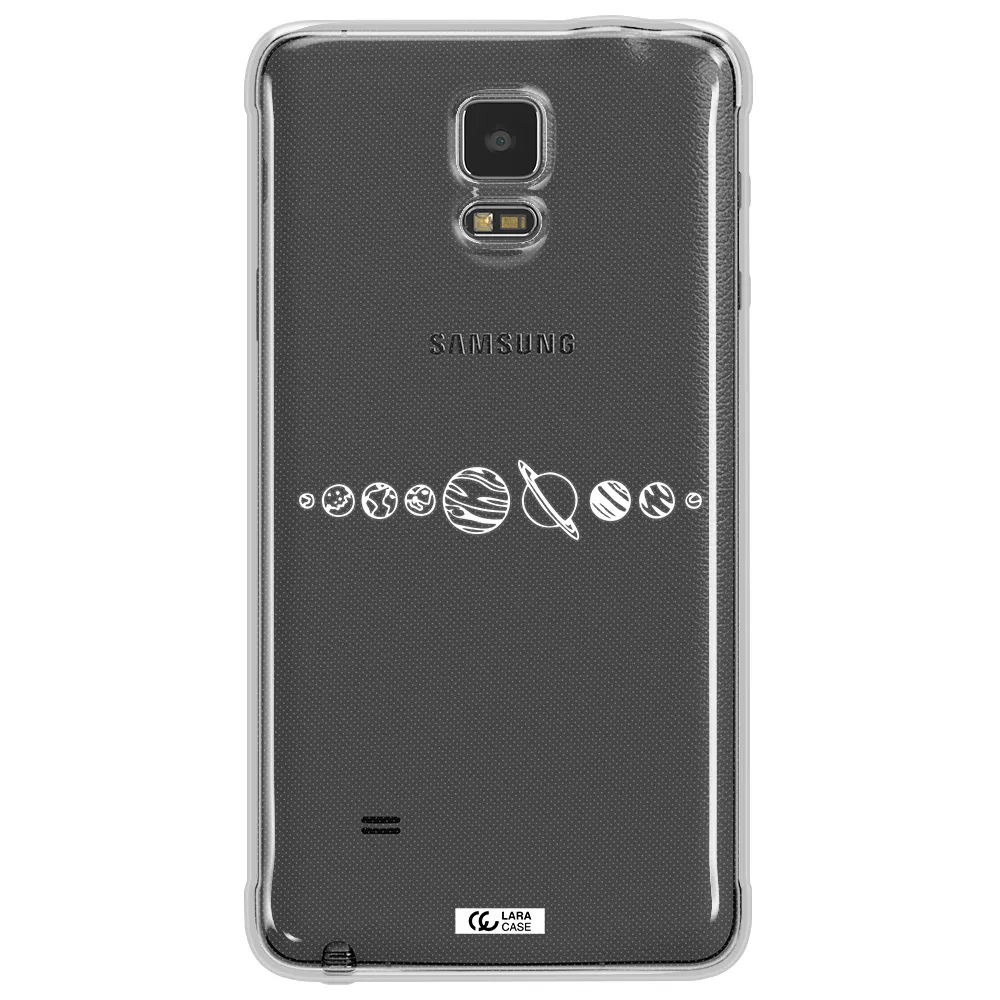 Solar System Samsung Note 4 Clear TPU Case
