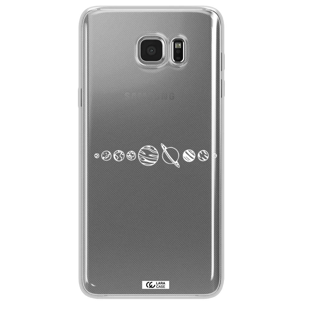 Solar System Samsung Note 5 Clear TPU Case