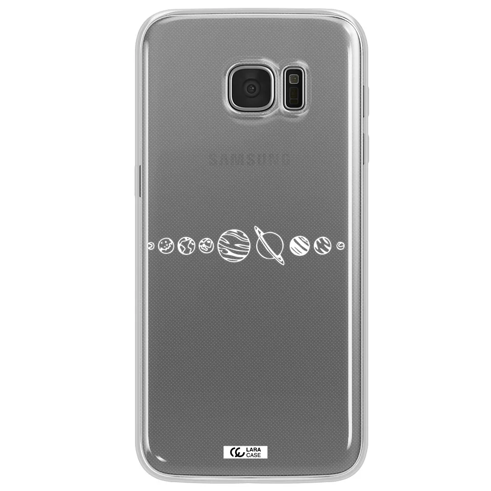 Solar System Samsung S7 Edge Clear TPU Case
