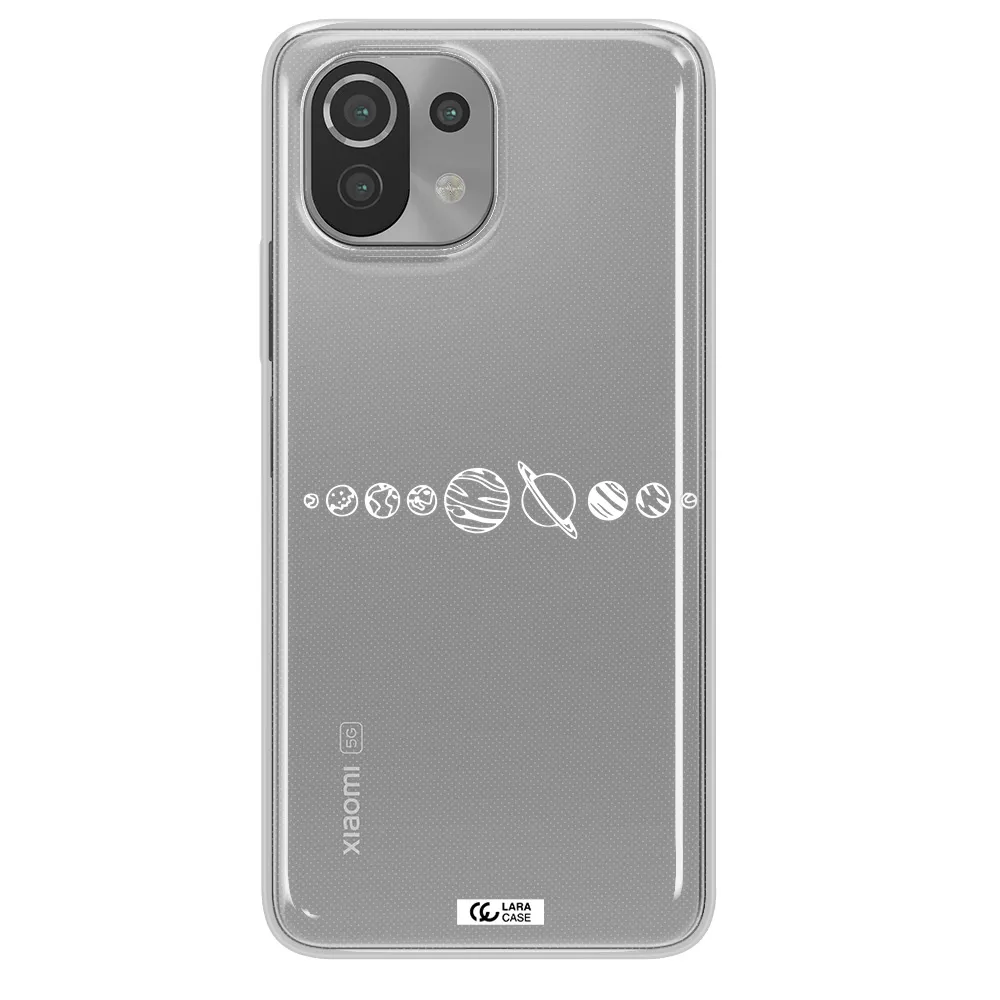 Solar System Xiaomi Mi 11 Lite Clear TPU Case
