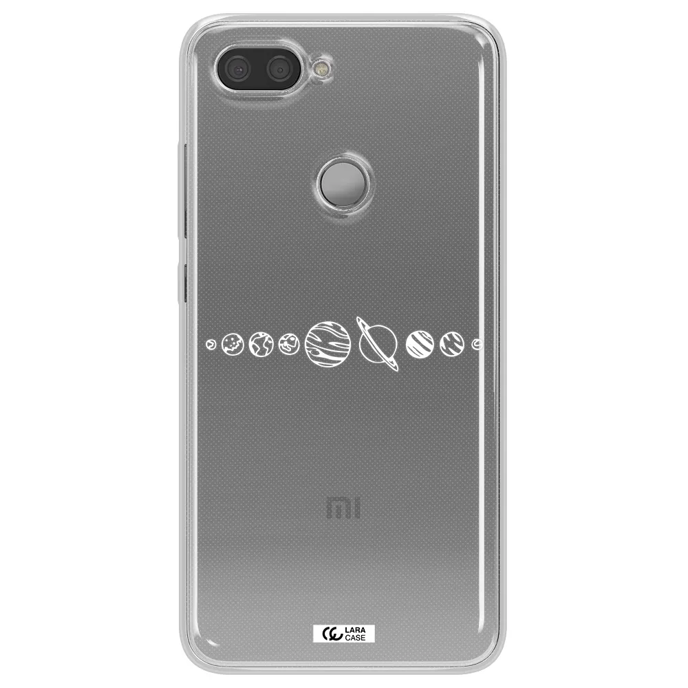 Solar System Xiaomi Mi 8 Lite Clear TPU Case