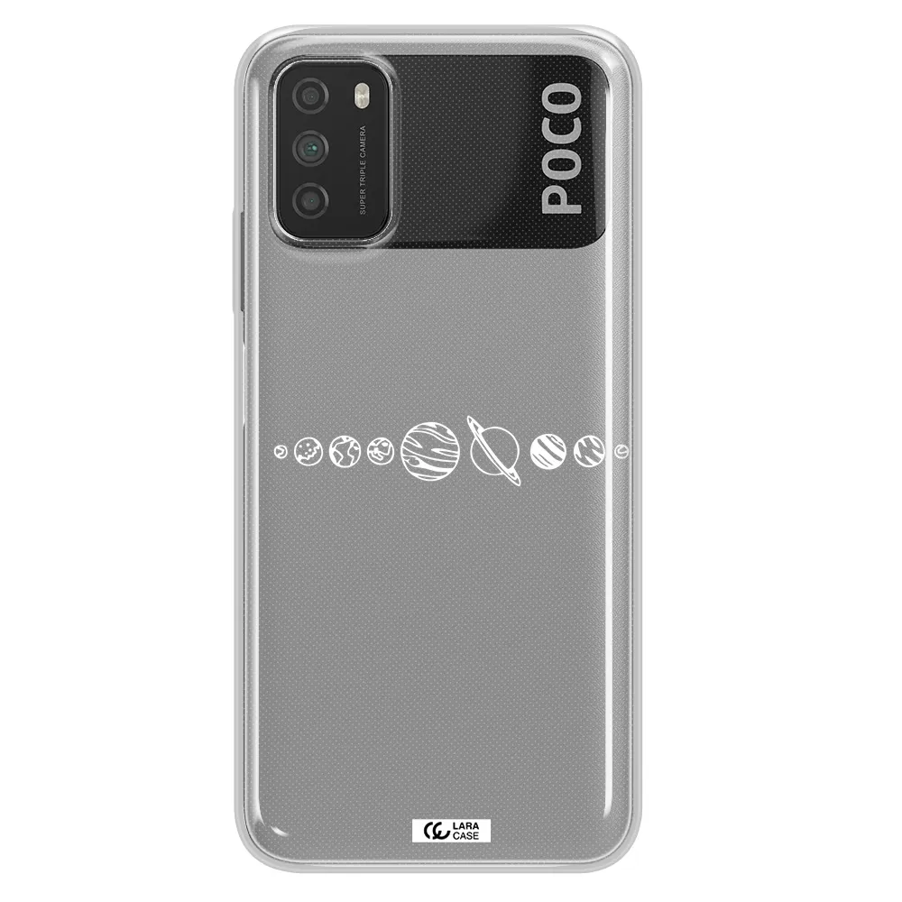 Solar System Xiaomi Poco M3 Clear TPU Case